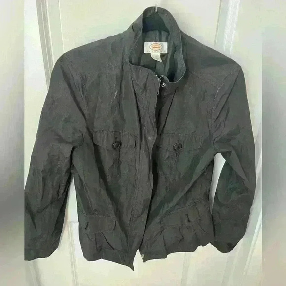 Talbots Petite Women Black Utility Jacket - Picture 1 of 3